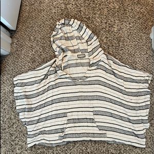 Casual oversized short-sleeve hoody from local Boutique